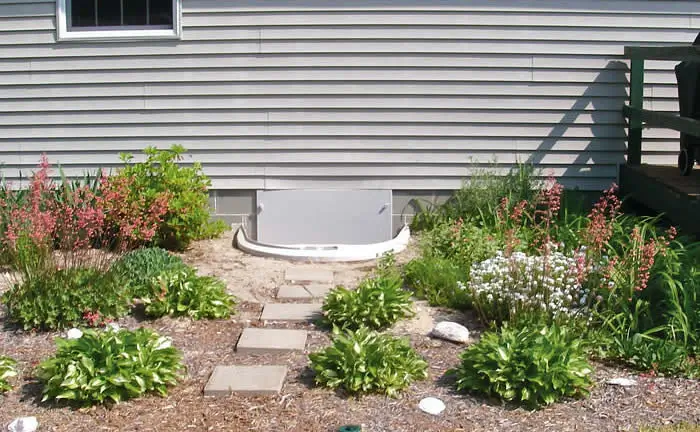 Crawl Space Access Well Door