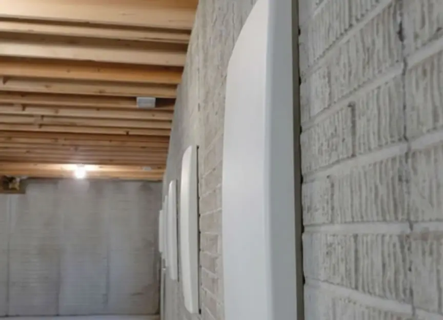 Wall Anchor Covers Installed