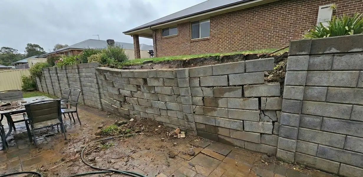 What is a Collapsing Retaining Wall