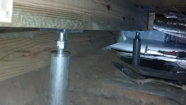 These SmartJacks are the perfect solution , it's foundation repair made easy for this Hartsville home.