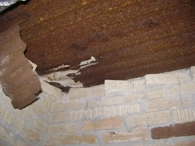 The crawl space ceiling is also the floor of the living space above. This crawl space needs repairs in order to keep the above living space safe and comfortable.