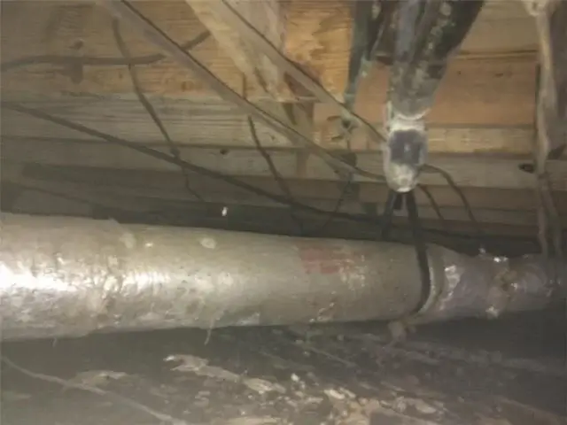 A thin barrier was a simple solution Patrice added before Cantey inspected her home; although this black barrier kept some dirt out, it did not fix the bug or moisture issues.