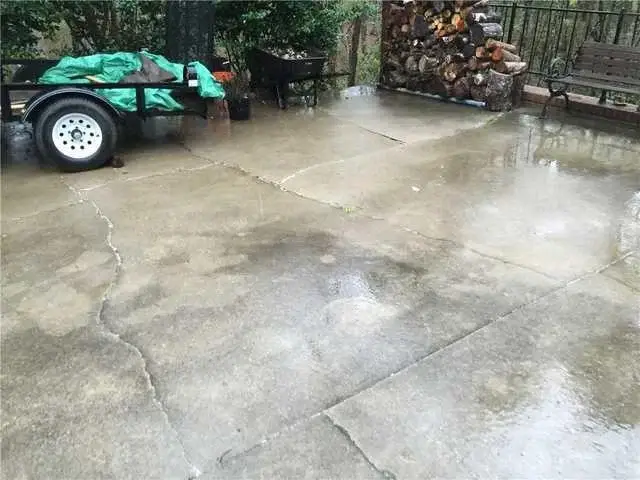 The areas affected were potentially hazards for tripping and falling.