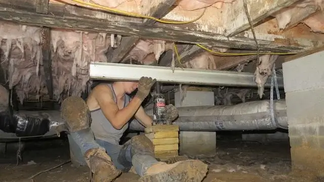 Rotten floor joist can be a structural hazard and it's important to do something about it as soon as you find out about it.