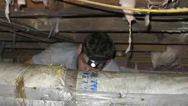 Team Member Jason is working hard to do the job right, the first time.