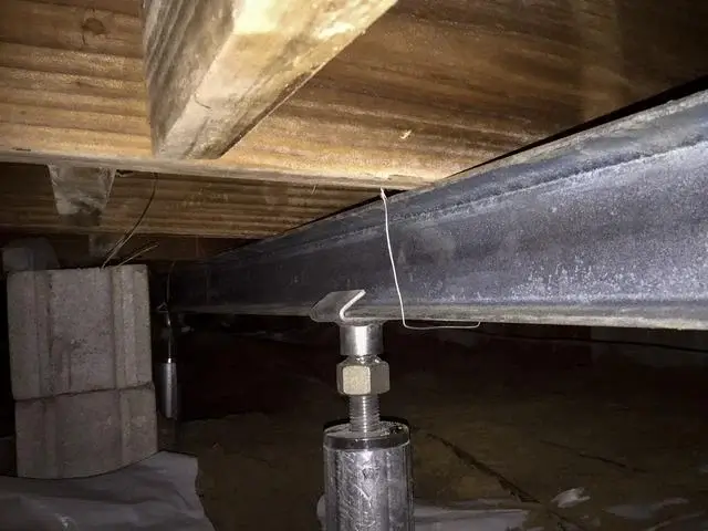 With the SmartJack system installed, there is a strong foundation keeping Delores' kitchen level.