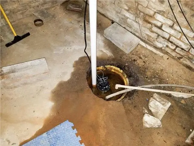 This pump was not able to handle pumping out the water from the basement causing the homeowner to not be able to use the space.