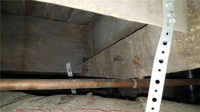 Wooden beams are often susceptible to the elements around them, making it difficult to provide the proper support on its own.